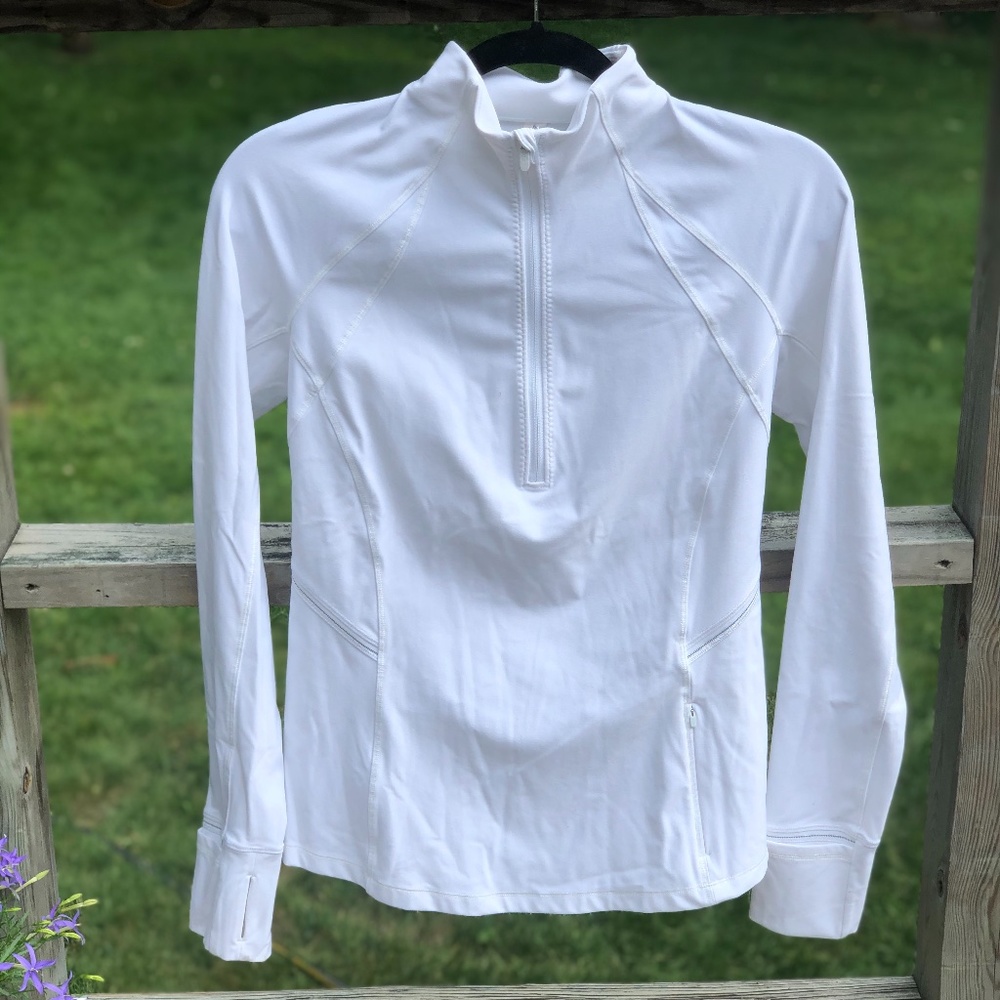 LULULEMON Fresh Tracks 1/2 Zip - White - 6